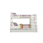 Jason White Twin/Full Bunk Bed Model 37105 By ACME Furniture